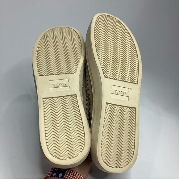 Toms Lennox Desert taupe lace up shoes size 12 - Picture 7 of 8